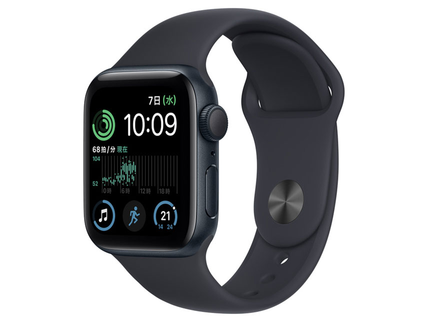 Apple Watch SE 第2世代 GPS+Cellularモデル 40mm MNPL3J/A [ミッドナイトスポーツバンド]