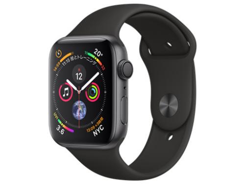新品 Apple Watch Series 4 GPSモデル 44mm MU6D2J/A [ブラックスポーツバンド]