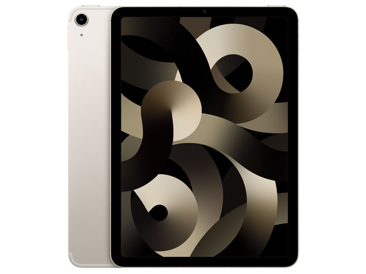 iPad Air 10.9インチ 第5世代 Wi-Fi+Cellular 256GB 2022年春モデル MM743J/A SIMフリー [スターライト]