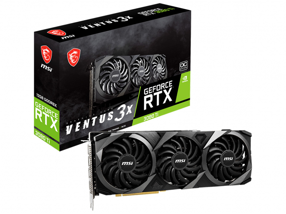 GeForce RTX 3080 Ti VENTUS 3X 12G OC [PCIExp 12GB]