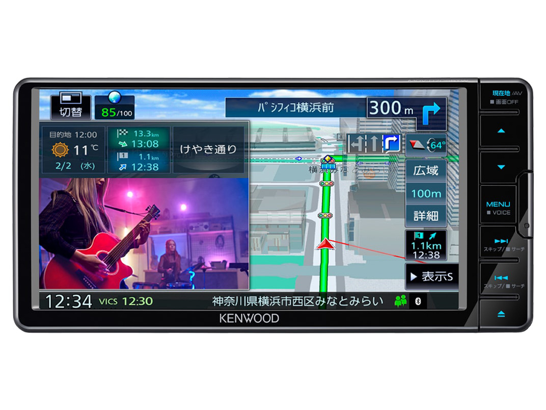 彩速ナビ MDV-S709W