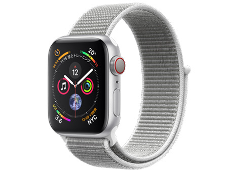 新品 Apple Watch Series 4 GPS+Cellularモデル 40mm MTVC2J/A [シーシェルスポーツループ]
