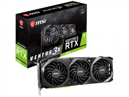 新品 GeForce RTX 3080 VENTUS 3X 10G OC LHR [PCIExp 10GB]