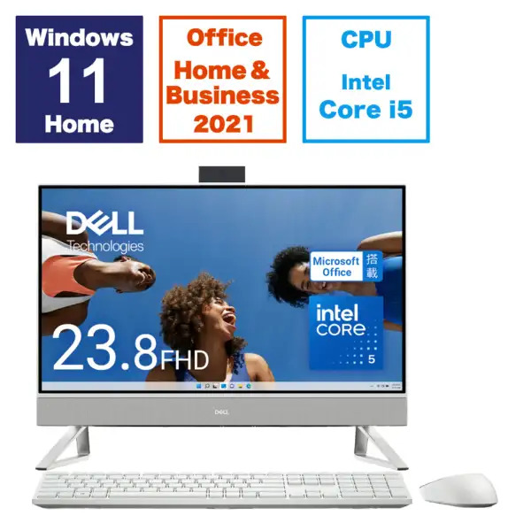 Inspiron 24 5430 オールインワン AI567-EHHBWC [パールホワイト]