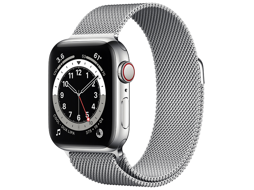 Apple Watch Series 6 GPS+Cellularモデル 40mm M06U3J/A [シルバーミラネーゼループ]