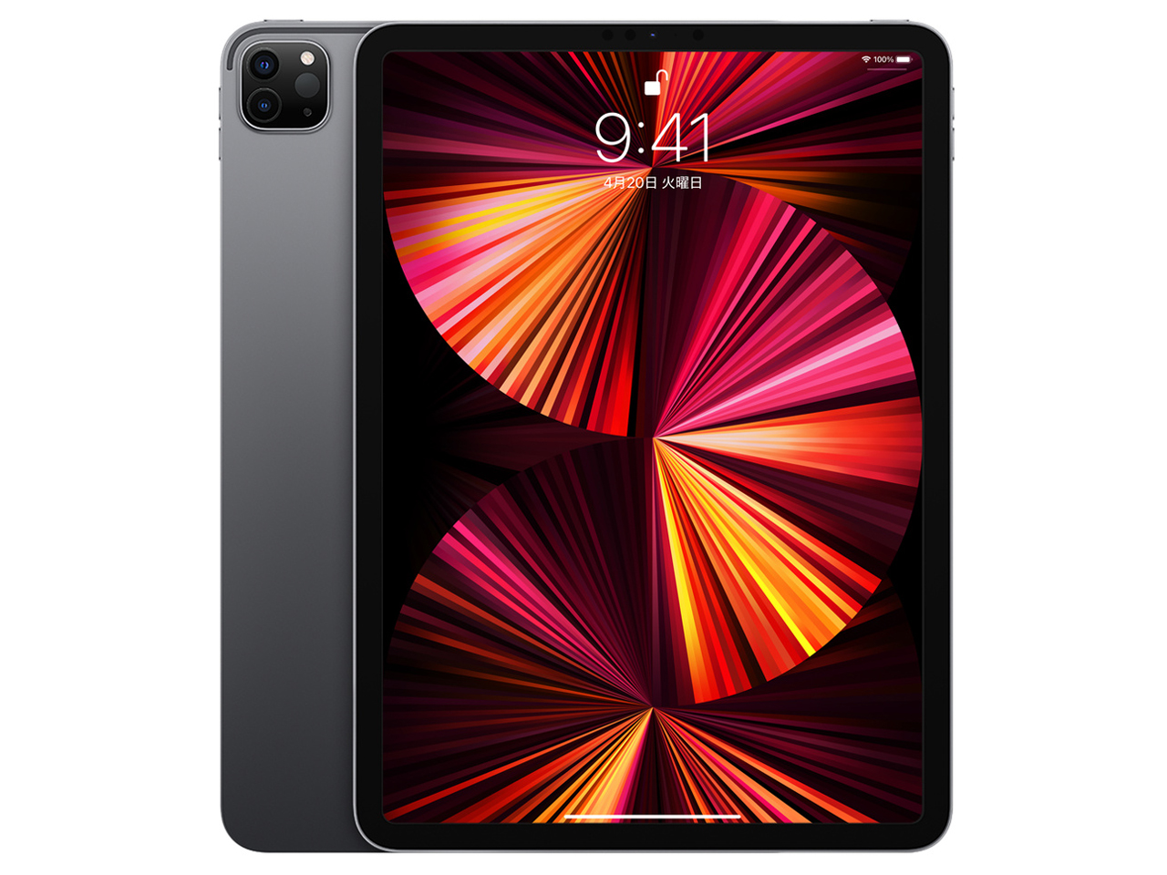 iPad Pro 11インチ 第3世代 Wi-Fi 128GB 2021年春モデル MHQR3J/A [スペースグレイ]
