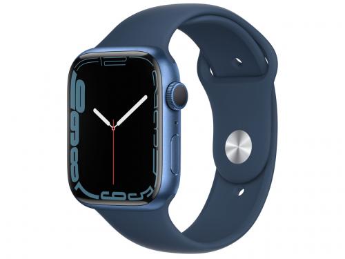 新品 Apple Watch Series 7 GPSモデル 41mm MKN13J/A [アビスブルースポーツバンド]