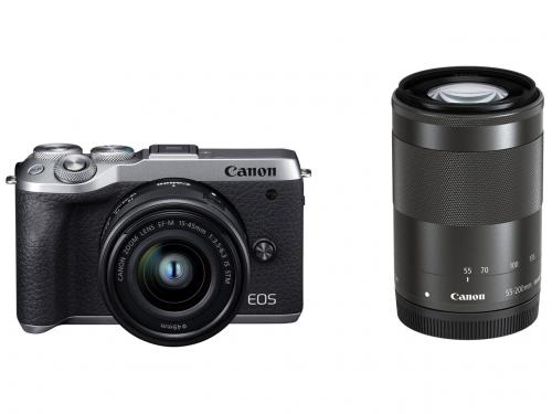 新品 EOS M6 Mark II ダブルズームキット [シルバー]