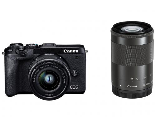 新品 EOS M6 Mark II ダブルズームキット [ブラック]